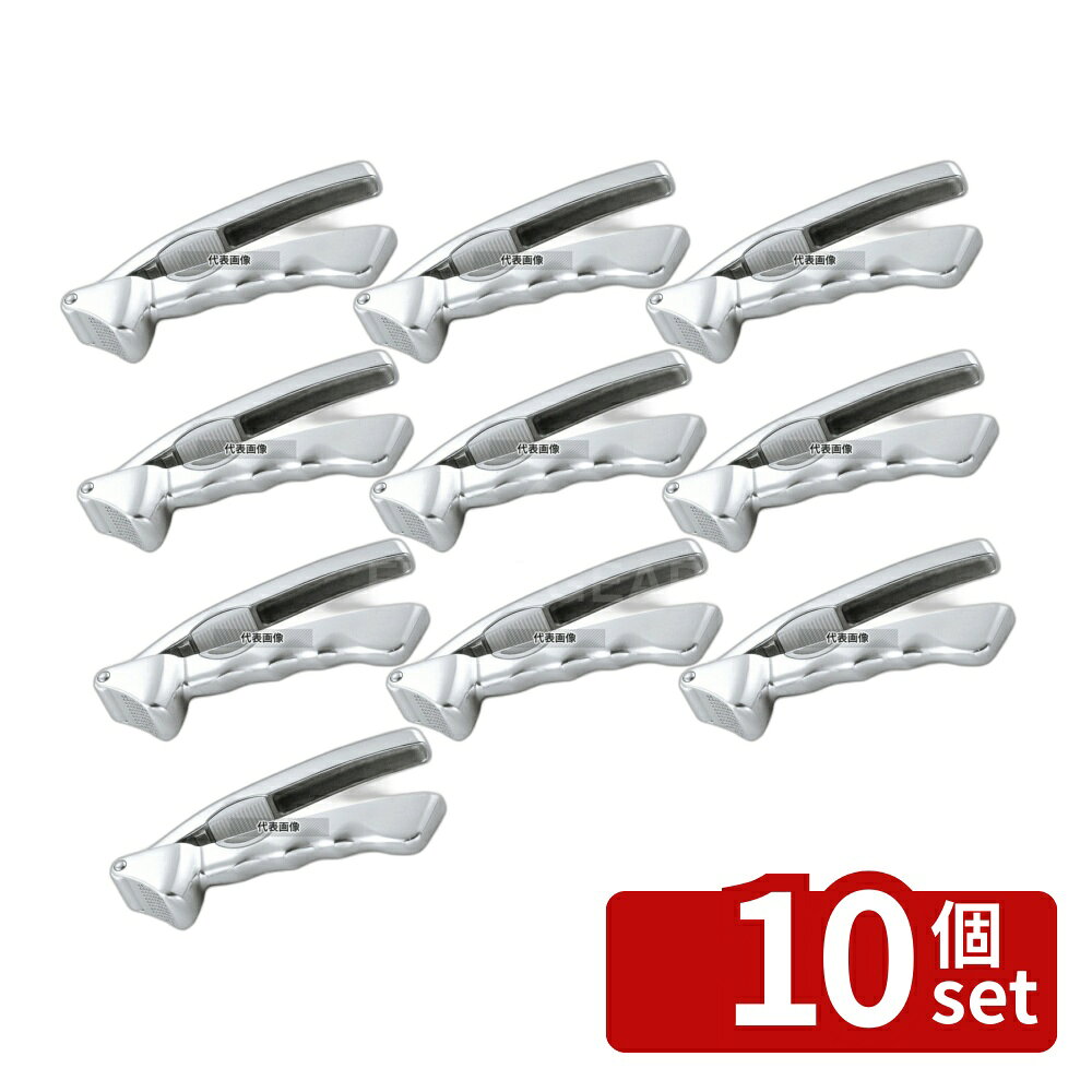 【10個セット】アルミ にんにく絞り DH-3010 157×48×H31 絞り器 No.3739500