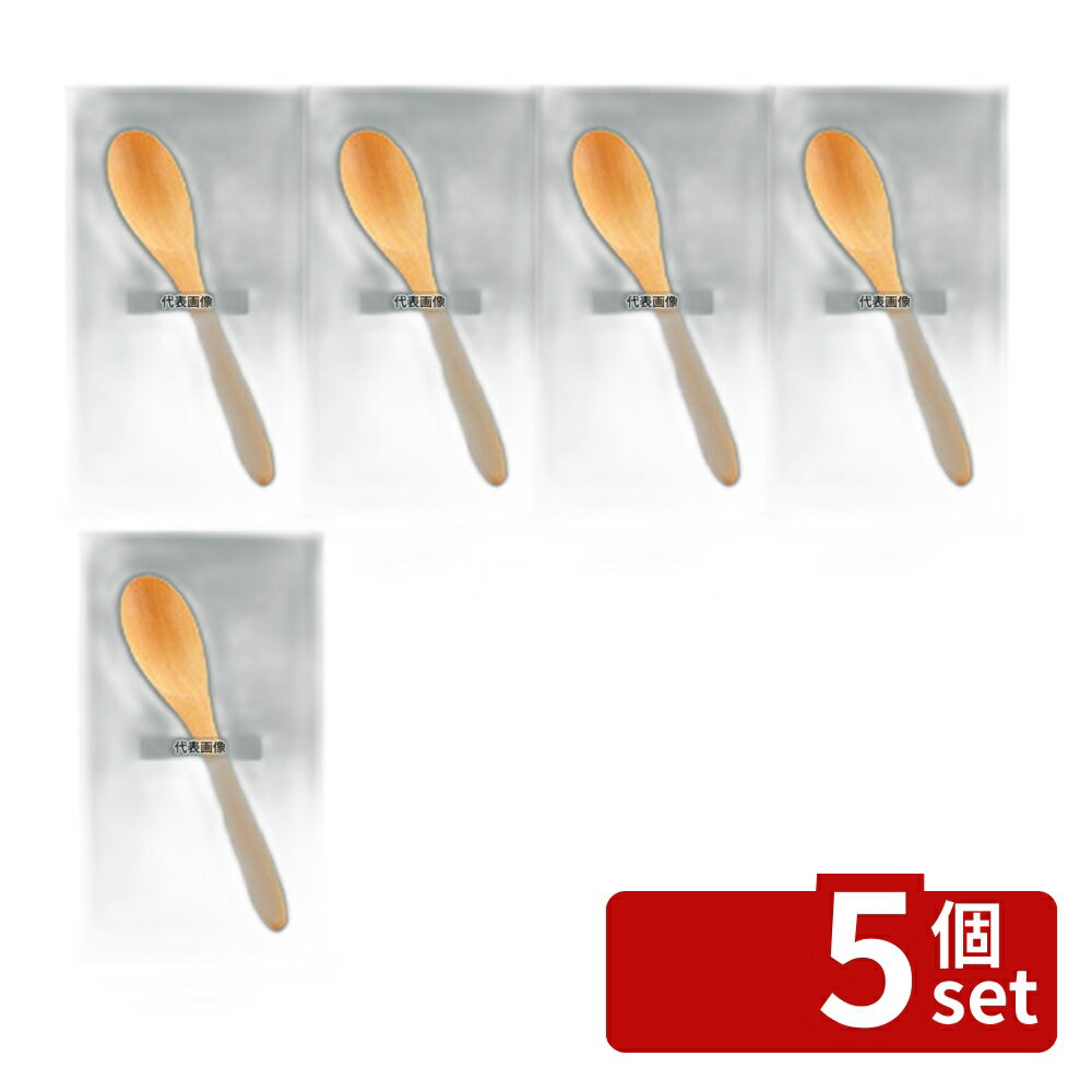 Spork - 【5個セット】丸十 白木 コーヒースプーン 130 スプーン No.4306200