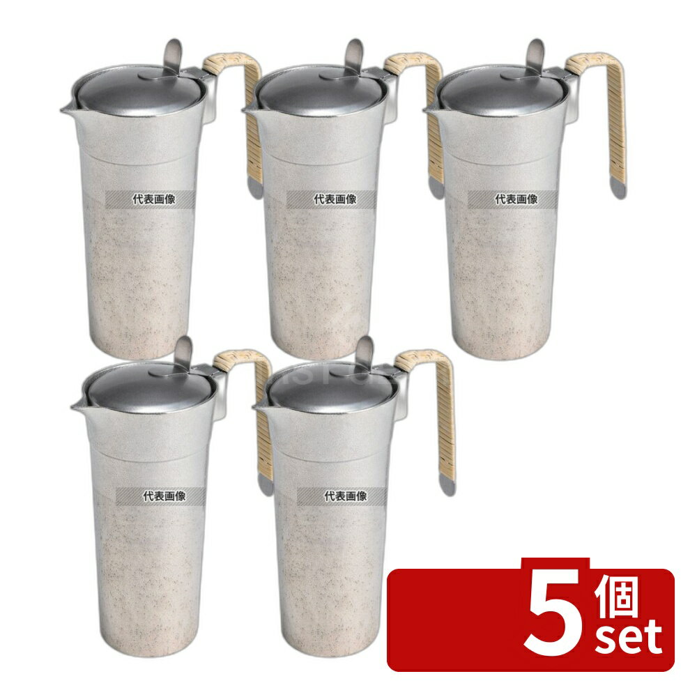 【5個セット】蓋付錫チロリ 匠 2合 360ml 85×150×H173 加熱調理器 No.4921310