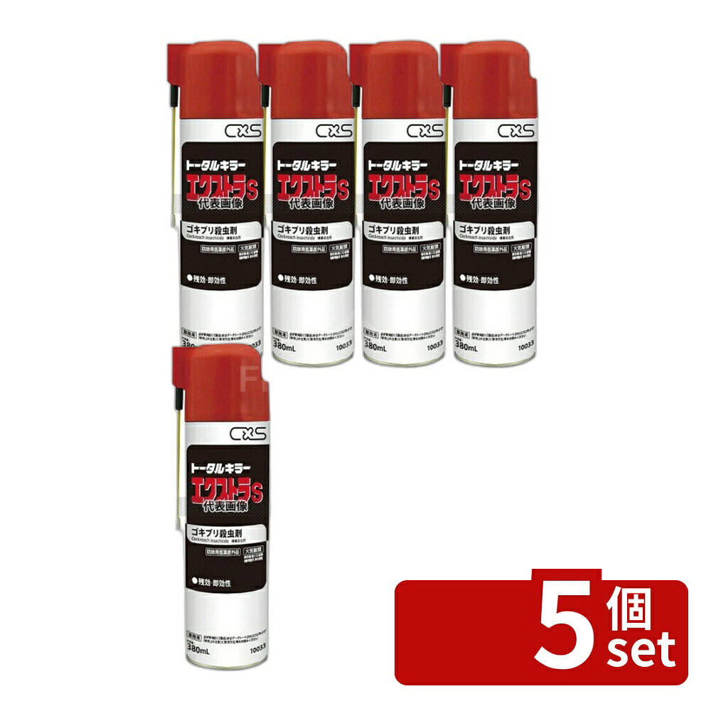 【5個セット】シーバイエス 殺虫剤 トータルキラーエクストラS 380ml 380ml 店舗備品/防災用品 No.8014..