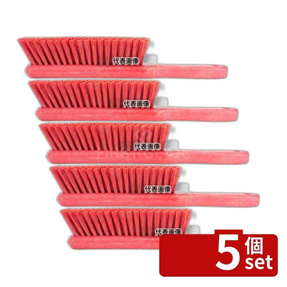 【5個セット】カーライル カウンターブラシ 40480-EC05 レッド 店舗備品/インテリア No.7030841