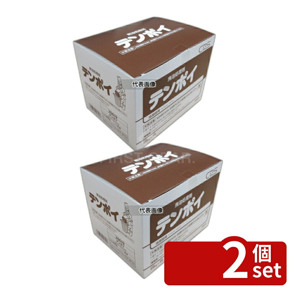 【2個セット】シーバイエス 油固化剤 テンポイ (250g×4袋入) 固化剤 No.7387500