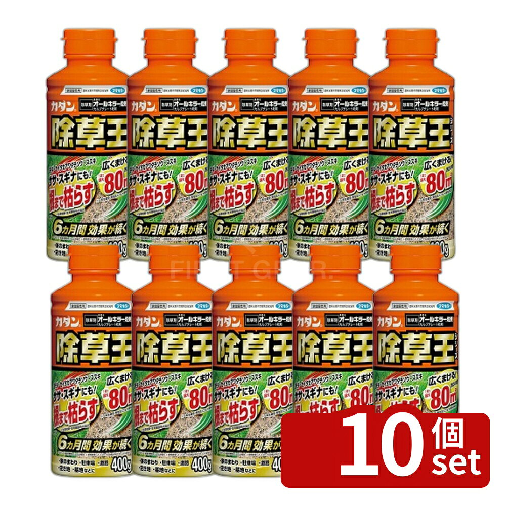 【10個セット】フマキラー カダン 除草王 オールキラー粒剤 400g [4902424450071]
