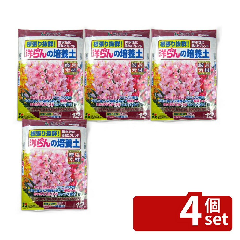 【4個セット】花ごころ 洋らんの培養土 12L [4977445083706]