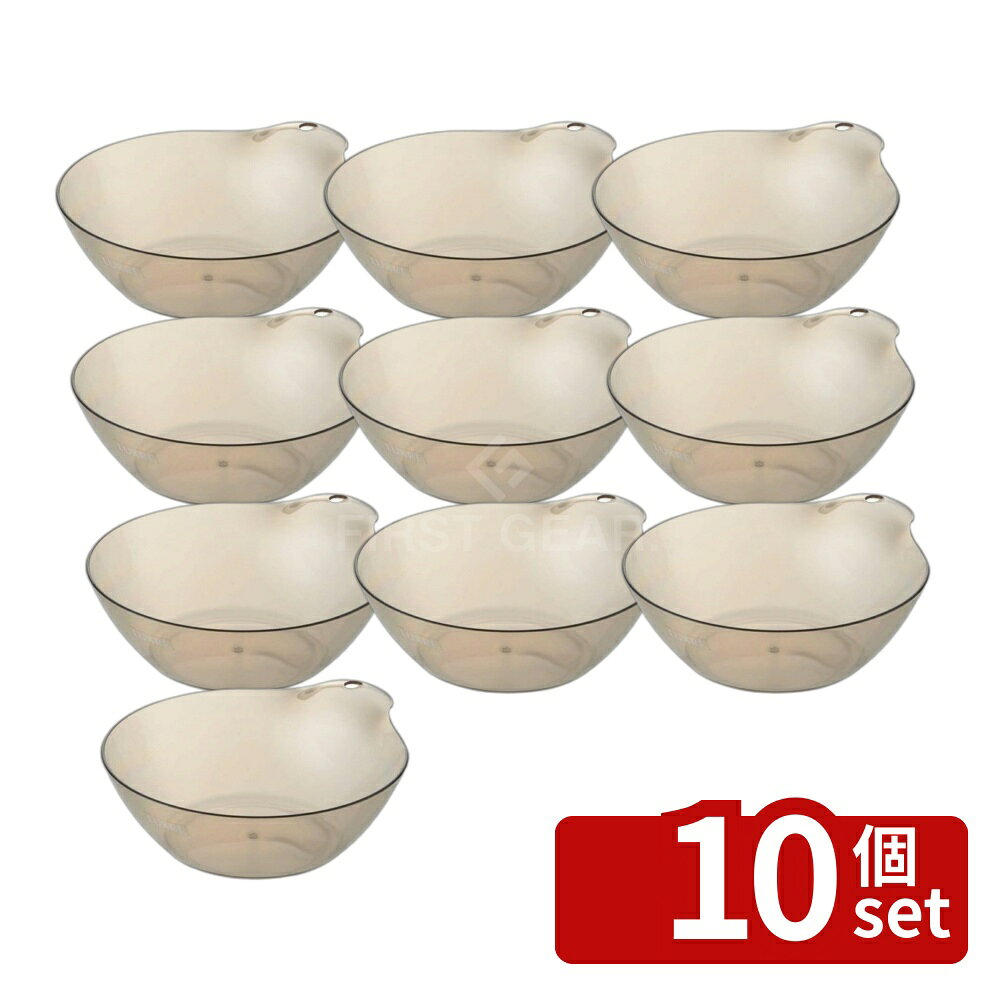 ＼レビュー特典有／【10個セット】リュクレ 湯おけBR | リッチェル 湯おけ バスグッズ 浴用用品 洗面器 おしゃれ お風呂 透明 アクリル 高級感 清潔 水切れ ナチュラル デザイン PET樹脂 薄型 軽量 フラットタイプ お手入れ簡単 タオルバー掛け 大人 ナチュラル感