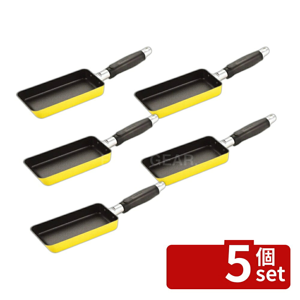＼レビュー特典有／【5個セット】KHS たまご1個で玉子焼きDY5501 | 卵焼き器 卵焼き フライパン たまご焼き 玉子焼き ガス火専用 調理器具 キッチン用品 一人暮らし 朝食 料理道具 たまご焼きフライパン だし巻き卵 やきたて 卵 キッチンツール おしゃれフライパン first23-19782422 セミプロDIY店ファースト パッケージ画像