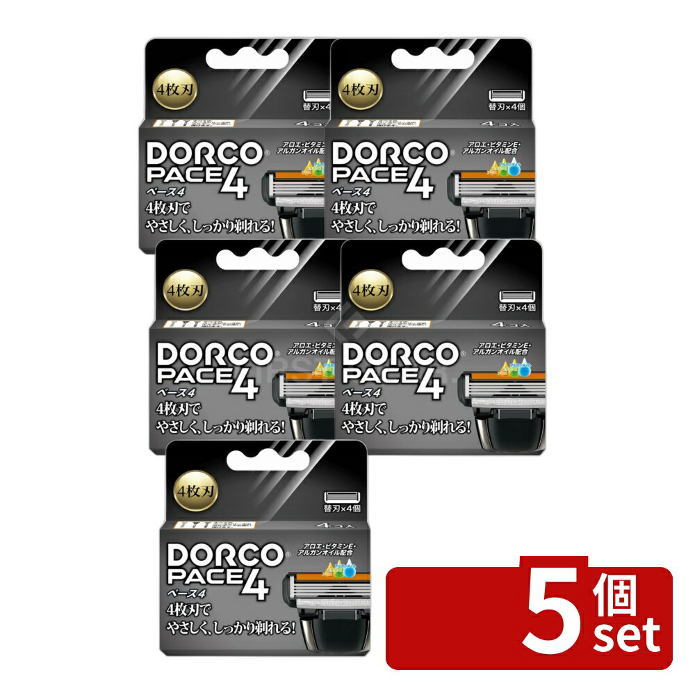 【5個セット】DORCO JAPAN PACE4 替刃4ヶ�