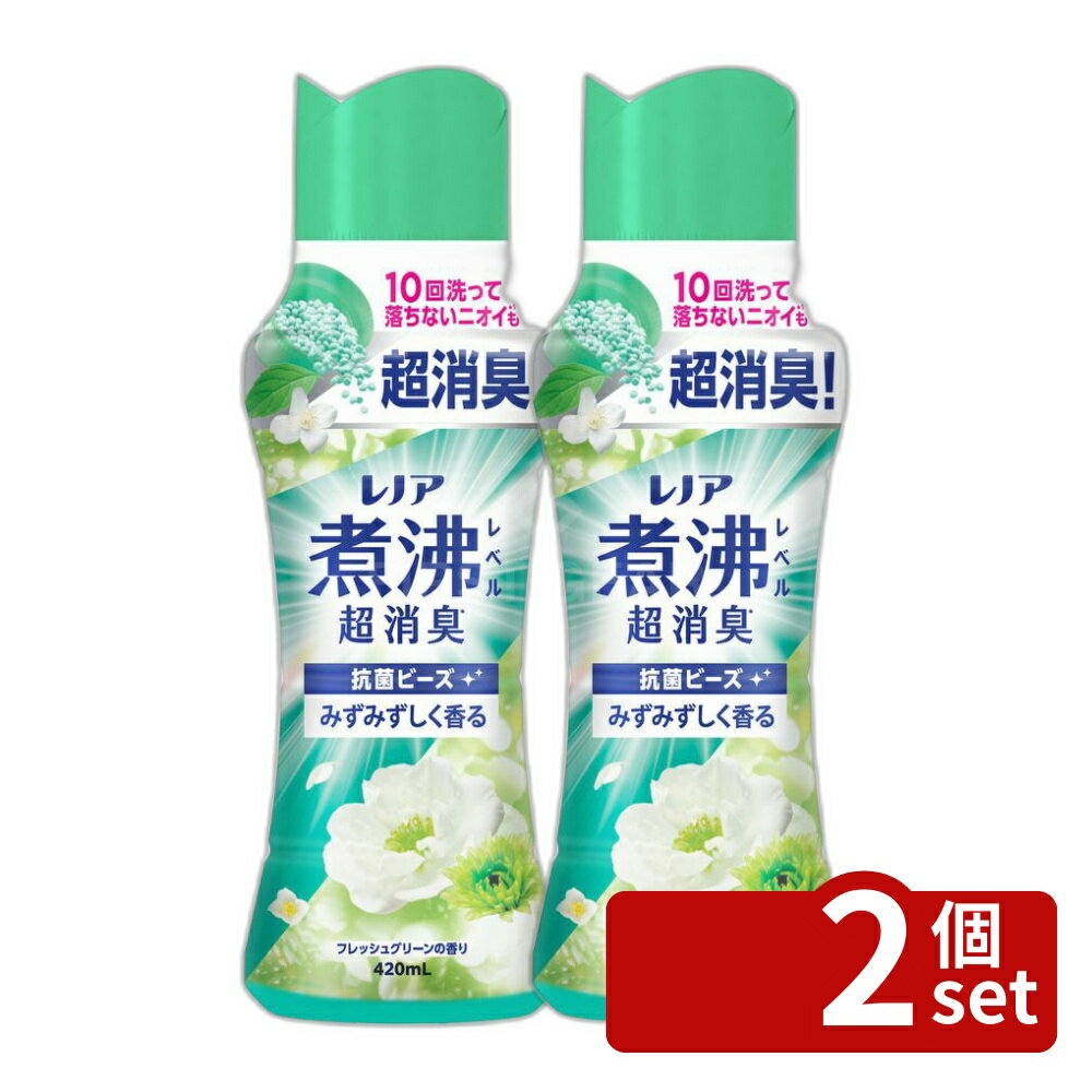 ＼レビュー特典有／【2個セット】 P&G レノア煮沸レベル消臭抗菌ビーズみずみずしく香るフレッシュグ ...