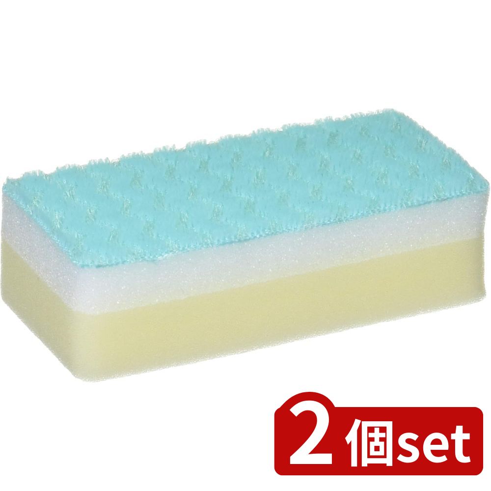 2個set アイセン KT301トレピカキッチンスポンジ | トレピカキッチンスポンジ アイセン トレピカ キッチンスポンジ 超極細ブラシ 細かい汚れ 落ちるスポンジ まな板掃除 ザル掃除 汚れ取り スポンジクリーナー 台所用スポンジ 台所掃除 食器洗いスポンジ キッチン清掃
