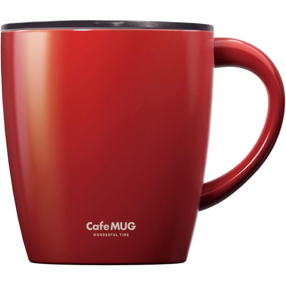 アスベル 真空断熱マグカップMG-T330CPレッド | 真空断熱マグカップ 真空マグカップ ステンレスマグカップ アスベル マグカップ 保温マグカップ 保冷マグカップ コーヒーカップ 紅茶カップ お茶カップ フタ付きマグカップ スライドマグカップ ドリップマグカップ