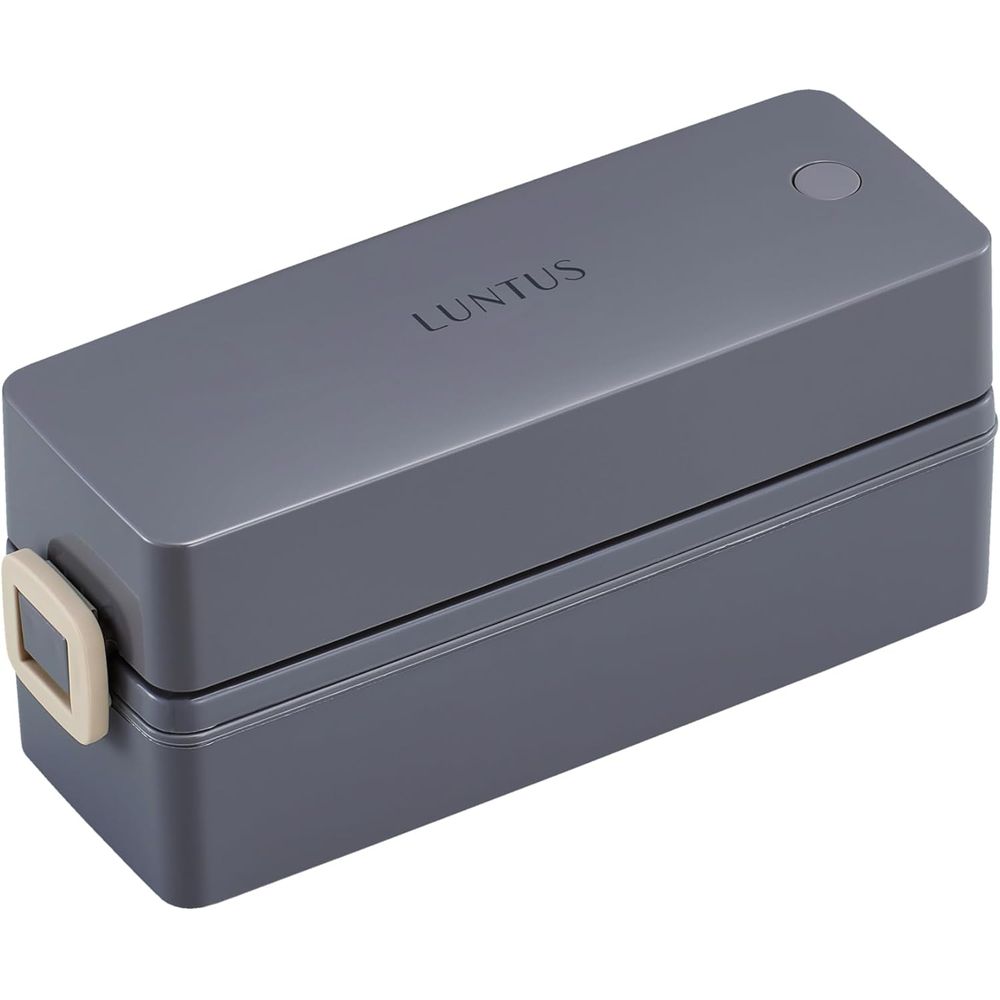 アスベル Cランタス SS-T600N グレー | Cランタス グレー 弁当箱 ランチボックス シンプル スリム 食洗機OK 600ml 女子 大人 女性 抗菌 レンジ対応 高校生 スマートロック おしゃれ 短い スリムタイプ 持ち運びやすい 大人向け 便利 設計