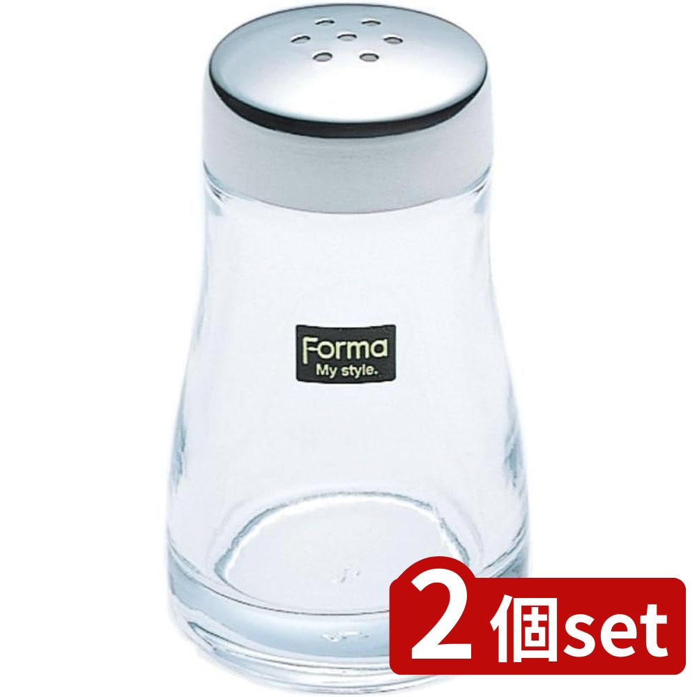 2個set アスベル フォルマ 食塩入れ | フォルマ 食塩入れ 調味料容器 卓上調味料入 調味料入れ シルバー キッチン用品 ガラス容器 ステンレス フタ付き 調味料置き おしゃれ テーブルウェア 小物収納 新生活 調理器具 キッチン雑貨 キッチン収納 容器 サイズ コンパクト
