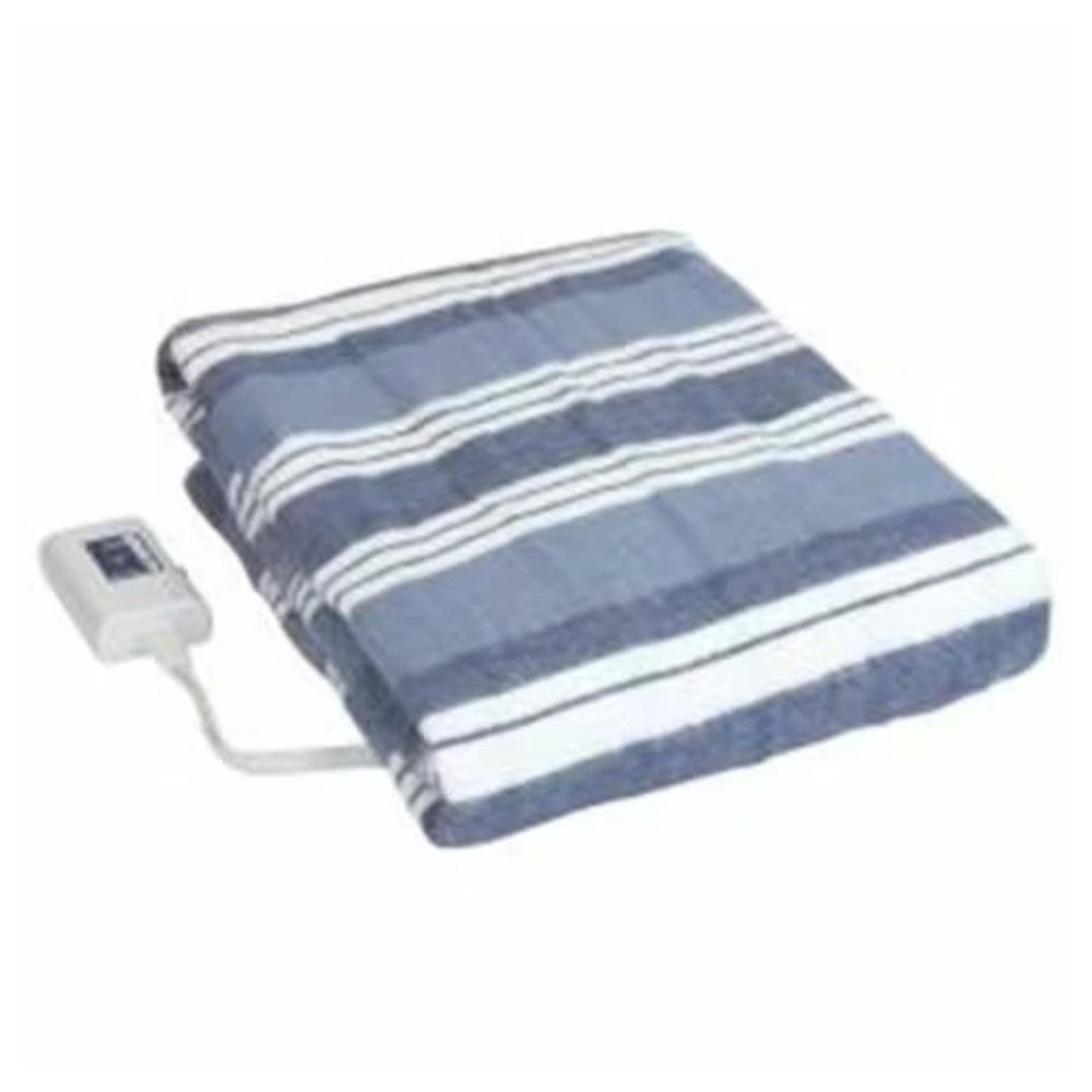 ゼピール 電気掛敷毛布 ネイビーストライプ | 毛布 ゼピール 電気敷毛布 省エネ毛布 ネイビー 電気掛け毛布 ストライプ柄 洗える毛布 ダニ退治 洗濯可 電気毛布 暖かい毛布 短時間暖房 コード付き毛布 省エネ家電 ヘルスケア 家電