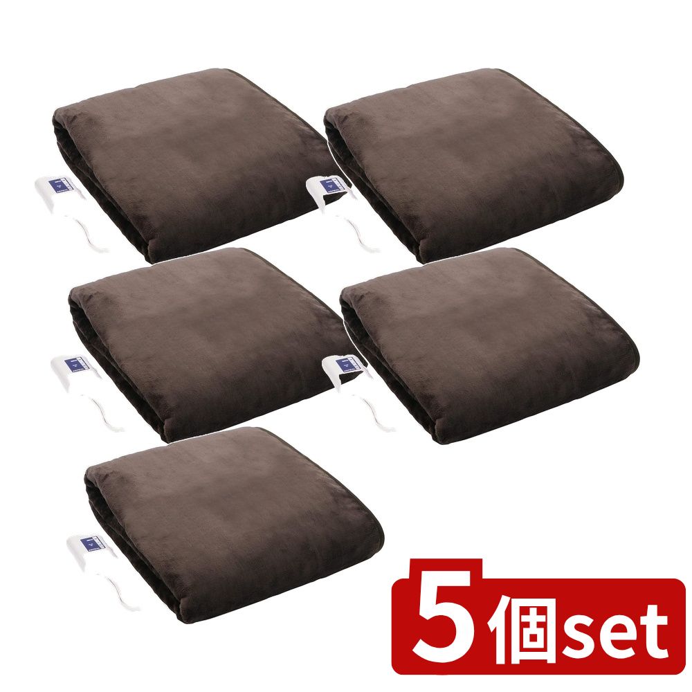 【5個セット】 電気敷毛布 | 電気敷毛布 抗ウイルス 消臭 140×80cm ゼピール 暖房 あたたかい 季節家電 丸洗い 洗濯機可能 温度調節 ダニ退治モード 安心 清潔 表面温度 強 中 弱 コードの長さ スライド調節 家電用品 省エネ 人気商品