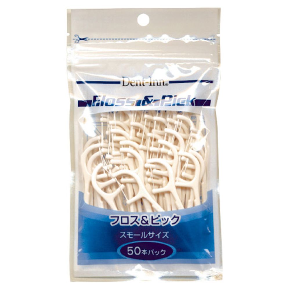 ＼レビュー特典有／UFCサプライ デントインフロス&ピックスモールサイズ [単品内容量/50本] | UFCサプライ デントイン フロス 歯間フロス フロスピック オーラルケア コンパクトフロス 食べかす除去 歯間ブラシ 口腔衛生 フロス使用方法