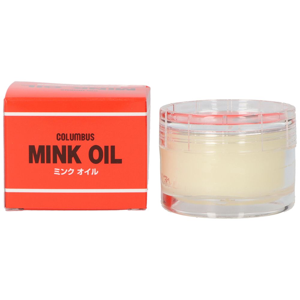 コロンブス ミンクオイルビン [単品内容量/45g] | コロンブス ミンクオイル 革製品 オイルクリーム オ..