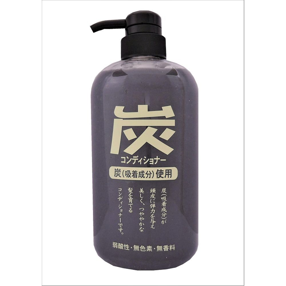 ※沖縄・離島への発送はできかねます。ご注文いただいた後に当店にてキャンセルさせていただく場合がございますのでご了承ください。 商品の特徴・メーカー：株式会社ジュン・コスメティック ・単品内容量：600ml ・原産国：日本 ・単品パッケージサイズ：84×200×65mm ・弱酸性 ・無色素 ・無香料 広告文責：株式会社ファースト・炭が毛穴の古い皮脂分や汚れを吸着し、きれいに取り除きます。 ・ミクロ乳化されたトリートメントが優れた浸透力を発揮し、しなやかで軽い仕上がりの髪にします。 ・炭とフルーツ酸を配合したコンディショナーで、キューティクルを保護します。 ・パンテノールが頭皮の状態を整え、シルクプロテインなどの天然保湿成分が配合されています。 ・L-メントールにより、すっきりとした使い心地を実現。 ・使用上の注意として、髪や地肌が黒く染まることはありませんが、異常がある場合は使用を中止してください。 弱酸性 日本製 シャンプー後 ヘアケアアイテム