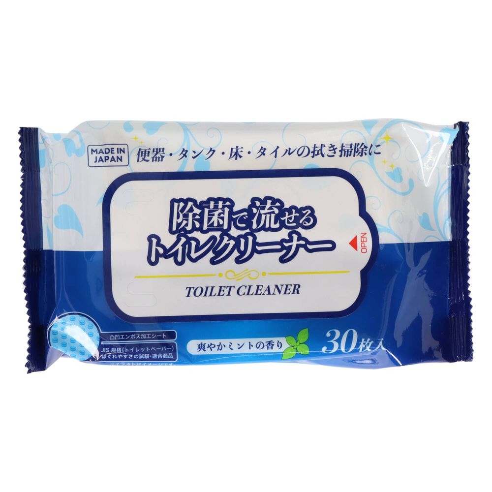 ＼レビュー特典有／ペーパーテック 流せる除菌ミントのトイレクリーナー [単品内容量/30枚] | ト ...