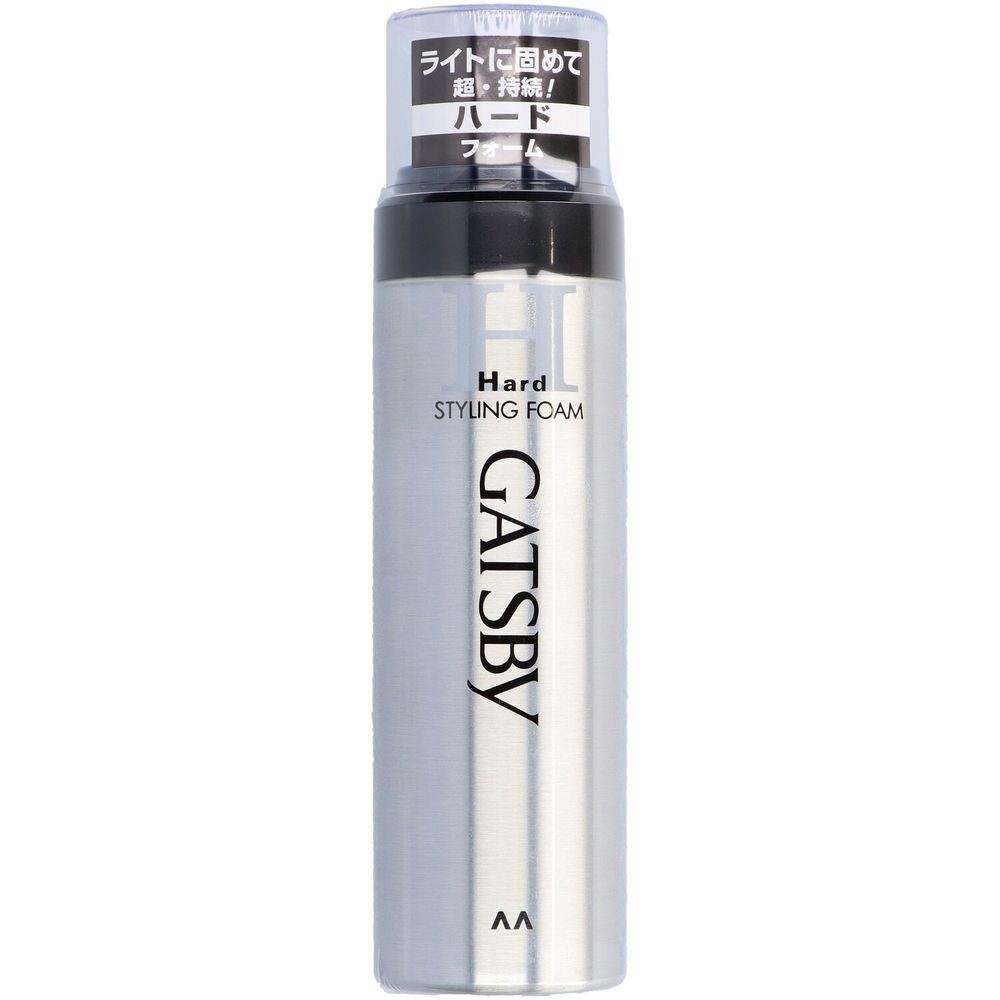 マンダム ギャツビー スタイリングフォーム ハード [単品内容量/185g] | ギャツビー スタイリングフォーム ヘアワックス ヘアスタイル フォーム マンダム スタイリングヘア ハードフォーム 微香性 シトラス香り ベタつかない