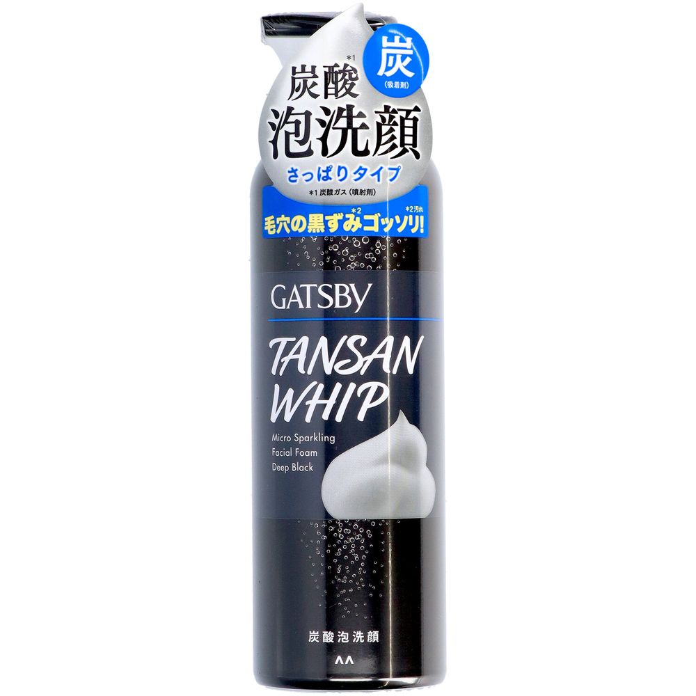 マンダム ギャツビー マイクロスパークリング泡洗顔 ディープブラック [単品内容量/200g] | ギャツビー..