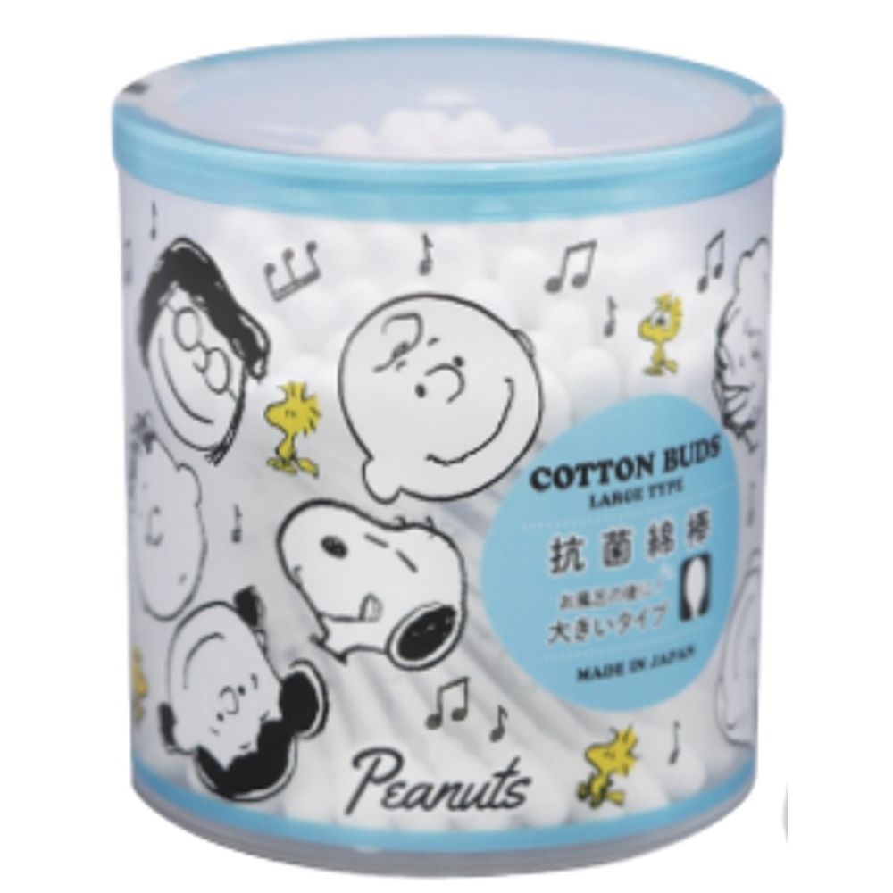 山洋 抗菌綿棒ふわふわタイプ [単品内容量/110本] | 抗菌綿棒 SNOOPY キャラクター綿棒 ふわふわタイプ 日用雑貨 抗菌 日本製 脱脂綿 紙軸 山洋 綿棒デザイン 可愛い綿棒 日用品 キャラクター商品 大人気商品