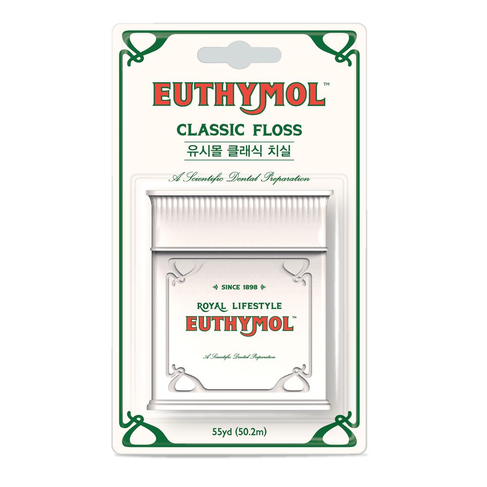 ＼レビュー特典有／銀座ステファニー化粧品 ユーシモール クラシックフロス [単品内容量/50m] | 銀座ステファニー デンタルフロス ユーシモール 歯間フロス ビーガンワックス フロス 口腔ケア クラシックフロス フレーバー 歯磨き補助品 歯間ケア