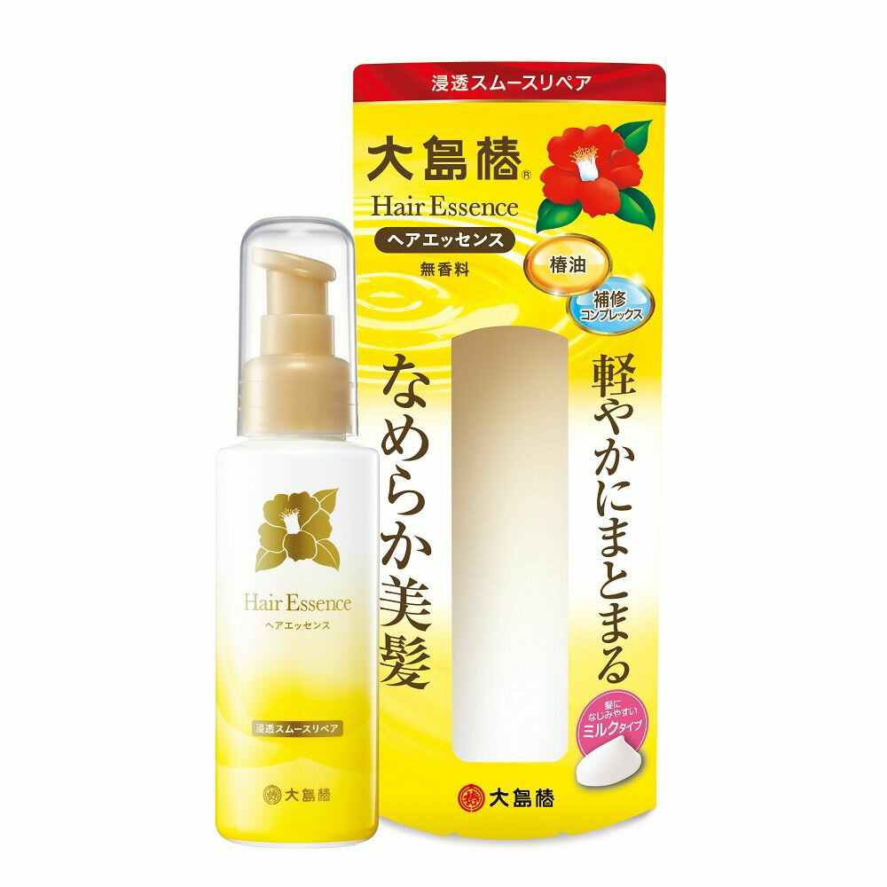 ＼レビュー特典有／大島椿 大島椿 ヘアエッセンス [単品内容量/100ml] | 大島椿 ヘアエッセンス 椿油 ヘアオイル ミルクタイプ 大島椿株式会社 化粧品 サロン品質 大島椿ブランド 髪トリートメント 室内外用