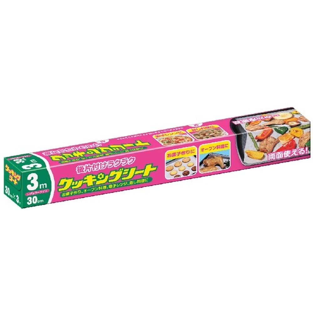 ＼レビュー特典有／日本製紙クレシア クツキングシートレギユラー [単品内容量/3m] | クッキングシート 日本製紙 シリコン加工 耐熱 防水 料理用品 便利 グリル オーブン用 キッチン便利グッズ スチームオーブン 高耐久 お菓子作り 食品用 シート