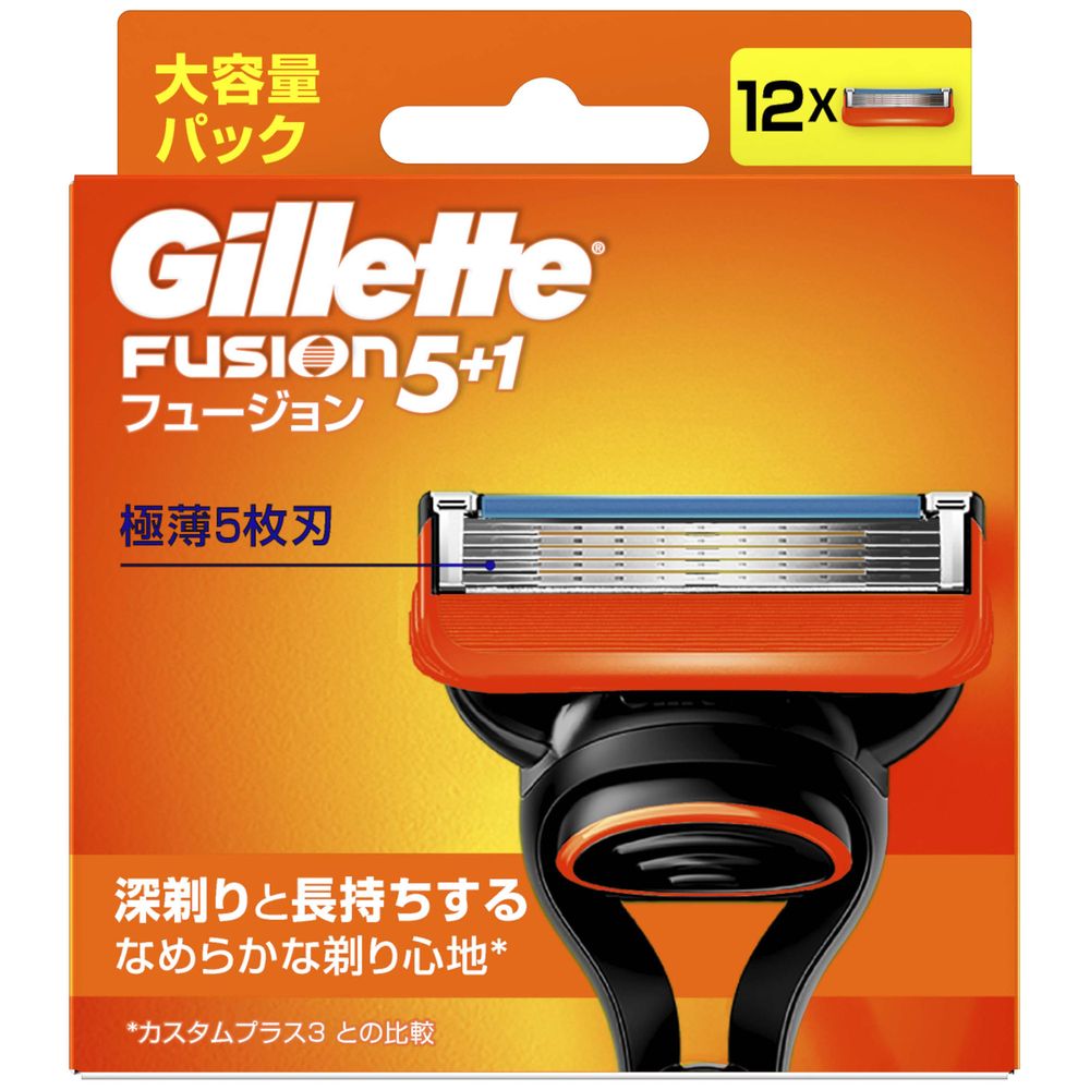 ＼レビュー特典有／P&G フュージョンマニュアル替刃 [単品内容量/12個] | ジレット フュージョン 替刃 ..