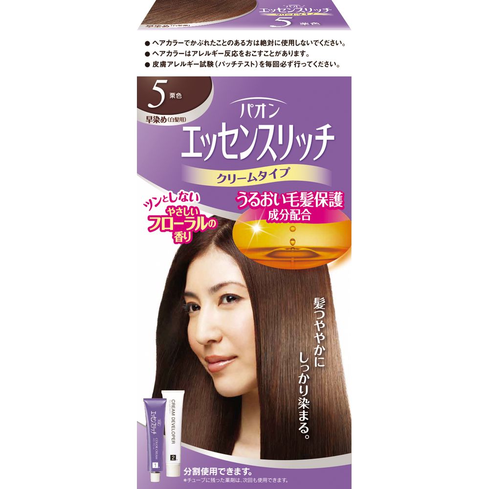 ＼レビュー特典有／ヘンケル パオン エッセンスリッチ クリームタイプ 5 [単品内容量/1個] | 白髪染め ..