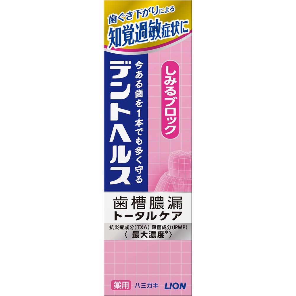 ライオン デントヘルス 薬用ハミガキ しみるブロック [単品内容量/85g] | ライオン デントヘルス ハミ..