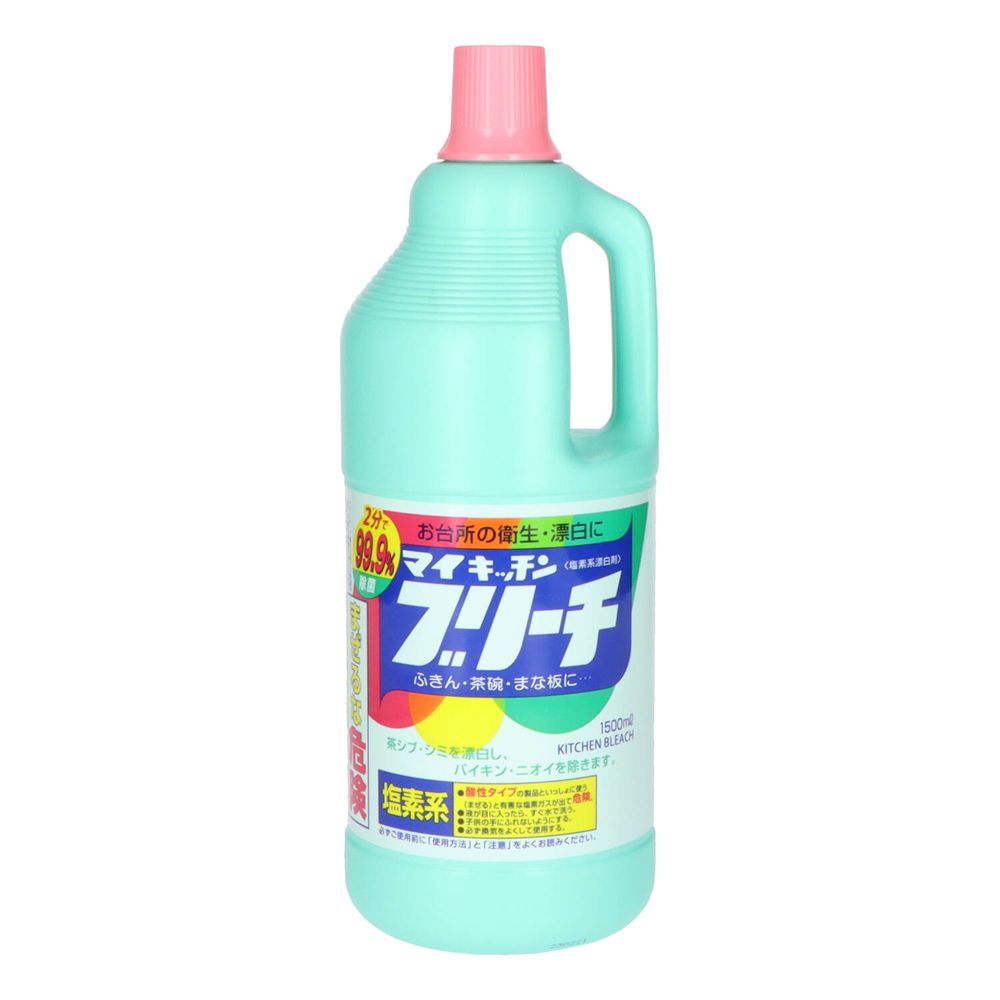 ロケット石鹸 マイキッチンブリーチ大 [単品内容量/1500ml] | ロケット石鹸 キッチン漂白剤 漂白剤 マイキッチンブリーチ 台所用洗剤 キッチン用洗剤 食器用漂白剤 除菌剤 臭い消し フキン漂白 調理器具漂白 除菌漂白剤