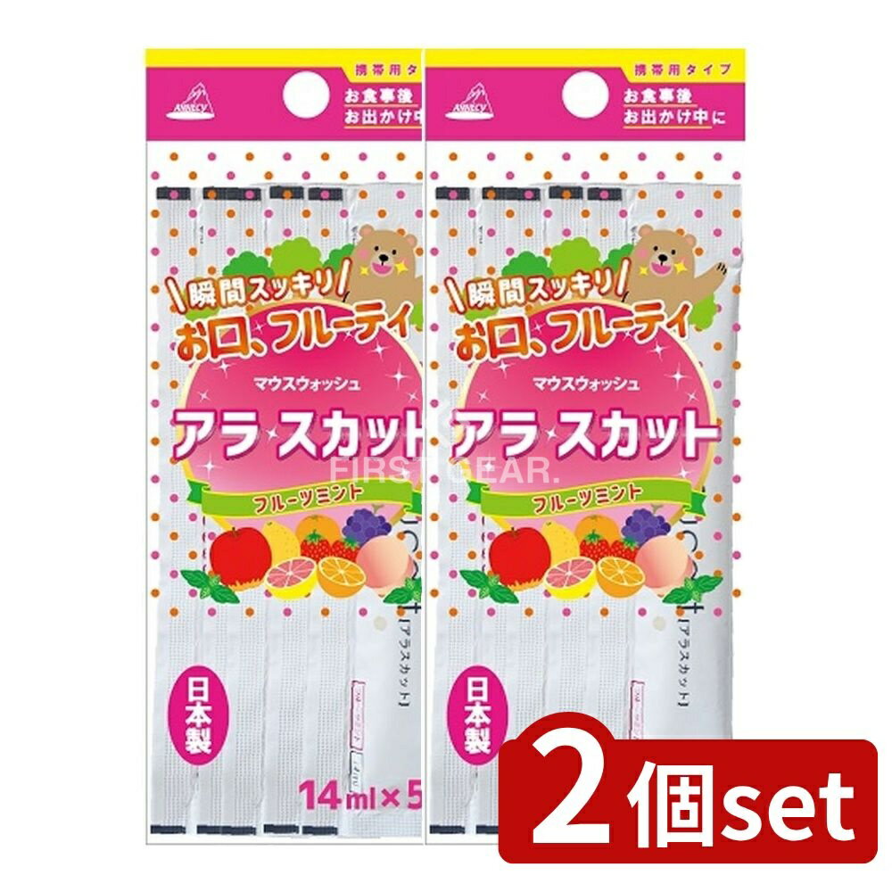 ＼レビュー特典有／【2個セット】 アヌシ アラスカットフルーツミント OB-811F [単品内容量/5個] | アヌシ フルーツミント アラスカット 携帯用 スティックタイプ 日本製 フレッシュミント 便利グッズ アクセサリー コンパクト ストレートミント
