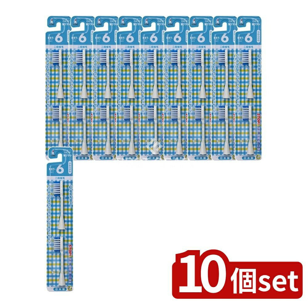 ＼レビュー特典有／【10個セット】 ミニマム ミニマムハピカ専用替ブラシBRT-6T [単品内容量/1本] | 電..