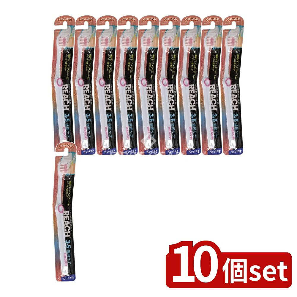 ＼レビュー特典有／【10個セット】 銀座ステファニー化粧品 リーチ 3.5歯周ケア コンパクト やわらかめ..