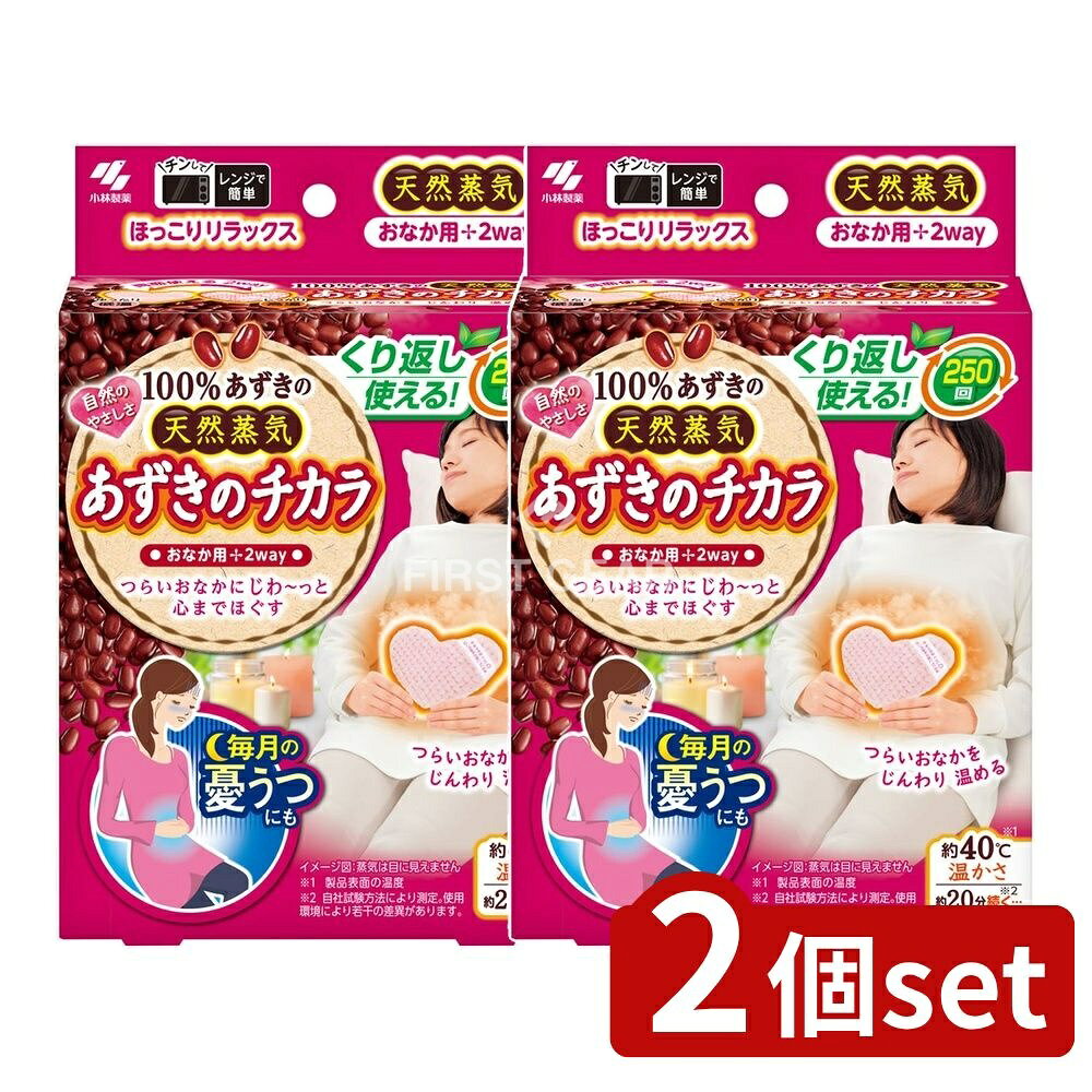 ＼レビュー特典有／【2個セット】 小林製薬 あずきのチカラおなか用 [単品内容量/1個] | 温熱パッド あずきのチカラ 小林製薬 おなか用 温熱 グッズ あずき 小豆 ピロー 健康 グッズ 温熱器具 あずきパッド 繰り返し使用 電子レンジ あずきポッド 温熱アイテム
