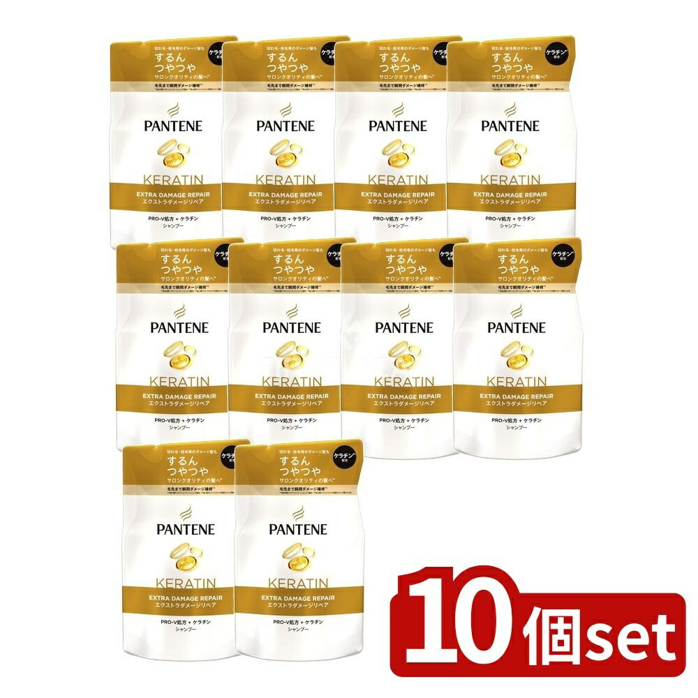 ＼レビュー特典有／【10個セット】 P&G パンテーン エクストラダメージリペア シャンプー つめかえ [単品内容量/300ml] | パンテーン シャンプー パンテーン コンディショナー パンテーン セット エアリーふんわりケア モイストスムースケア シャンプー詰替え