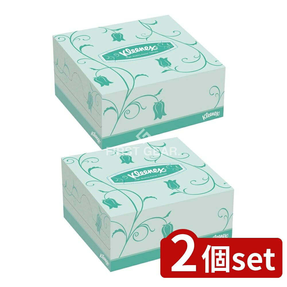 ＼レビュー特典有／【2個セット】 日本製紙クレシア クリネックスティシューハーフ100W1/2カット [単品..