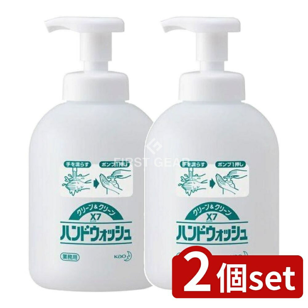 ＼レビュー特典有／【2個セット】 花王プロ 【空容器】クリーン&クリーンX7薬用ハンドウォッシュ用つめかえ空容器業務用 [単品内容量/500ml] | クリーンハンドウォッシュ 空容器 つめかえボトル ハンドソープ 業務用 泡押し ポンプ容器 洗浄用容器 スクリーン容器