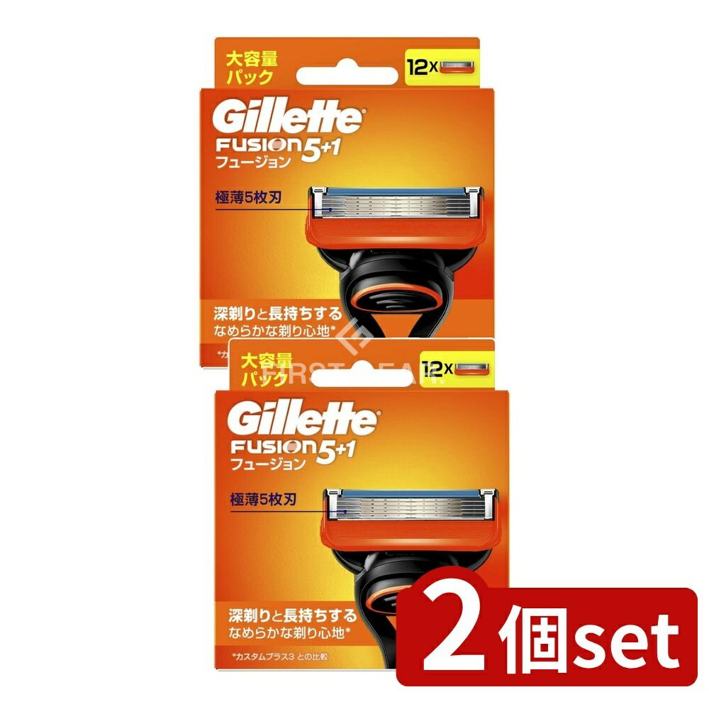 ＼レビュー特典有／【2個セット】 P&G フュージョンマニュアル替刃 [単品内容量/12個] | ジレット フュ..