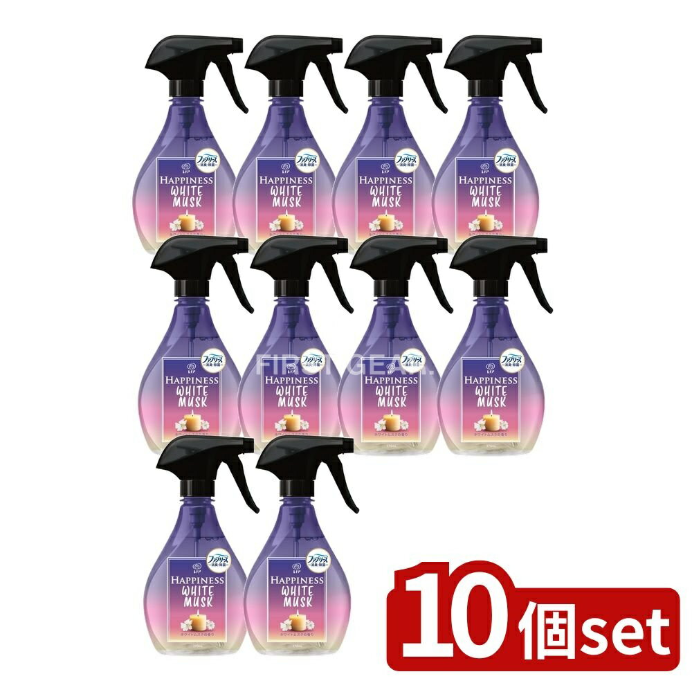 ＼レビュー特典有／【10個セット】 P&G レノアハピネスミストホワイトムスクの香り本体 [単品内容量/370ml] |