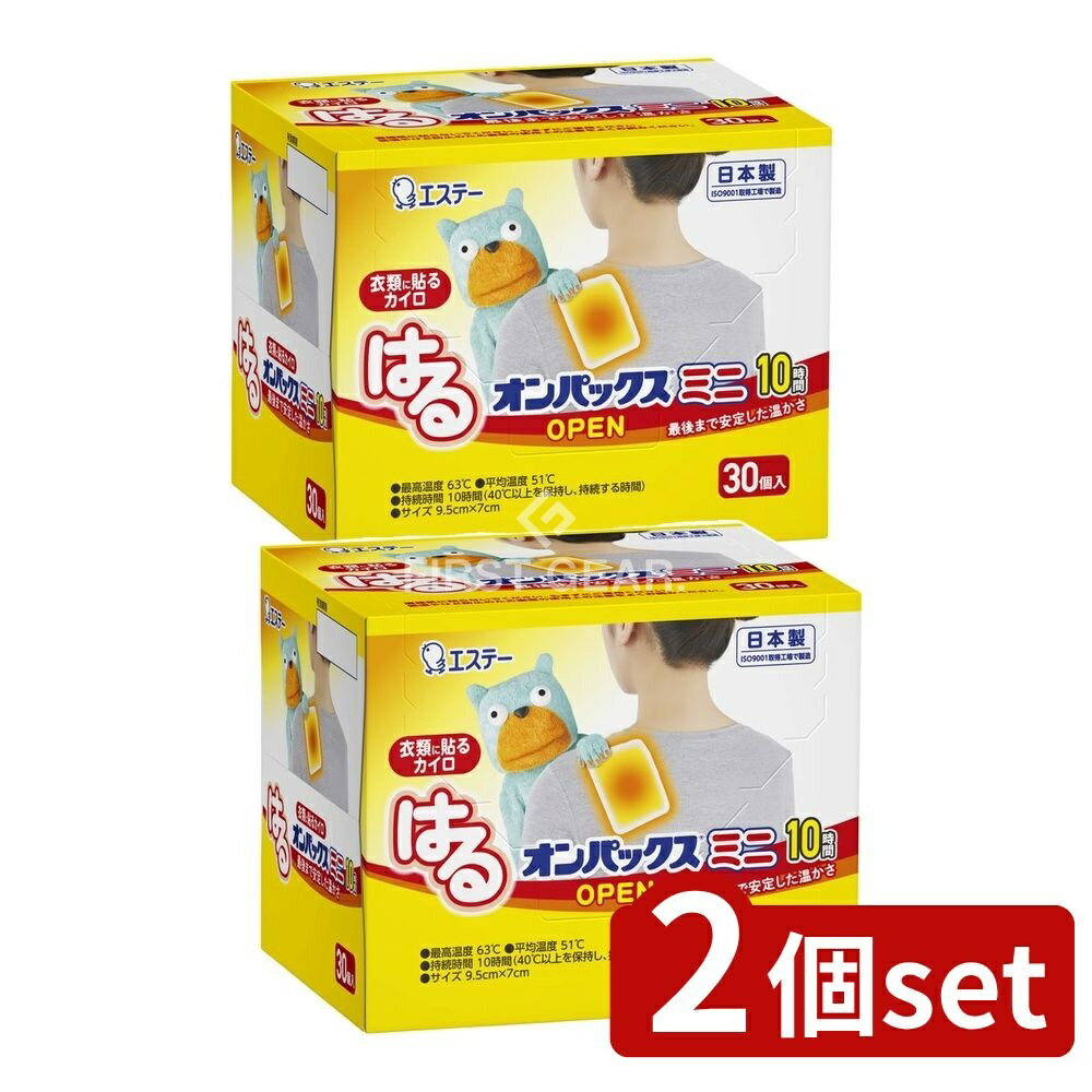 【2個セット】 KeePer技研 はるオンパックスミニ [単品内容量/30個] | はるオンパックス ミニ エステー 湯たんぽ 持ち運び 温熱シート 使い捨て 冷え 寒さ ほっこり 発熱体 繰り返し使用 防寒グッズ 自然派 旅行用品 あたため用 薄型