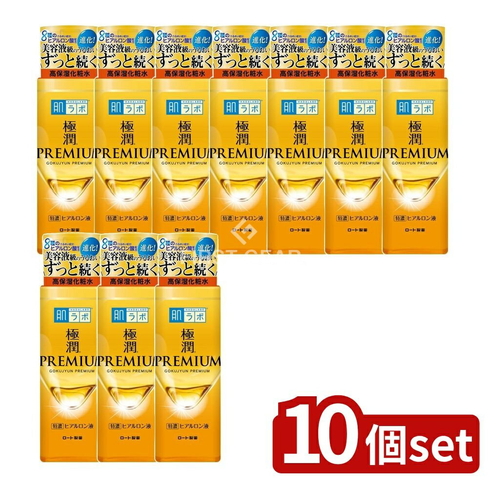 ＼レビュー特典有／【10個セット】 ロート製薬 肌ラボ 極潤 プレミアム ヒアルロン液 [単品内容量/170m..