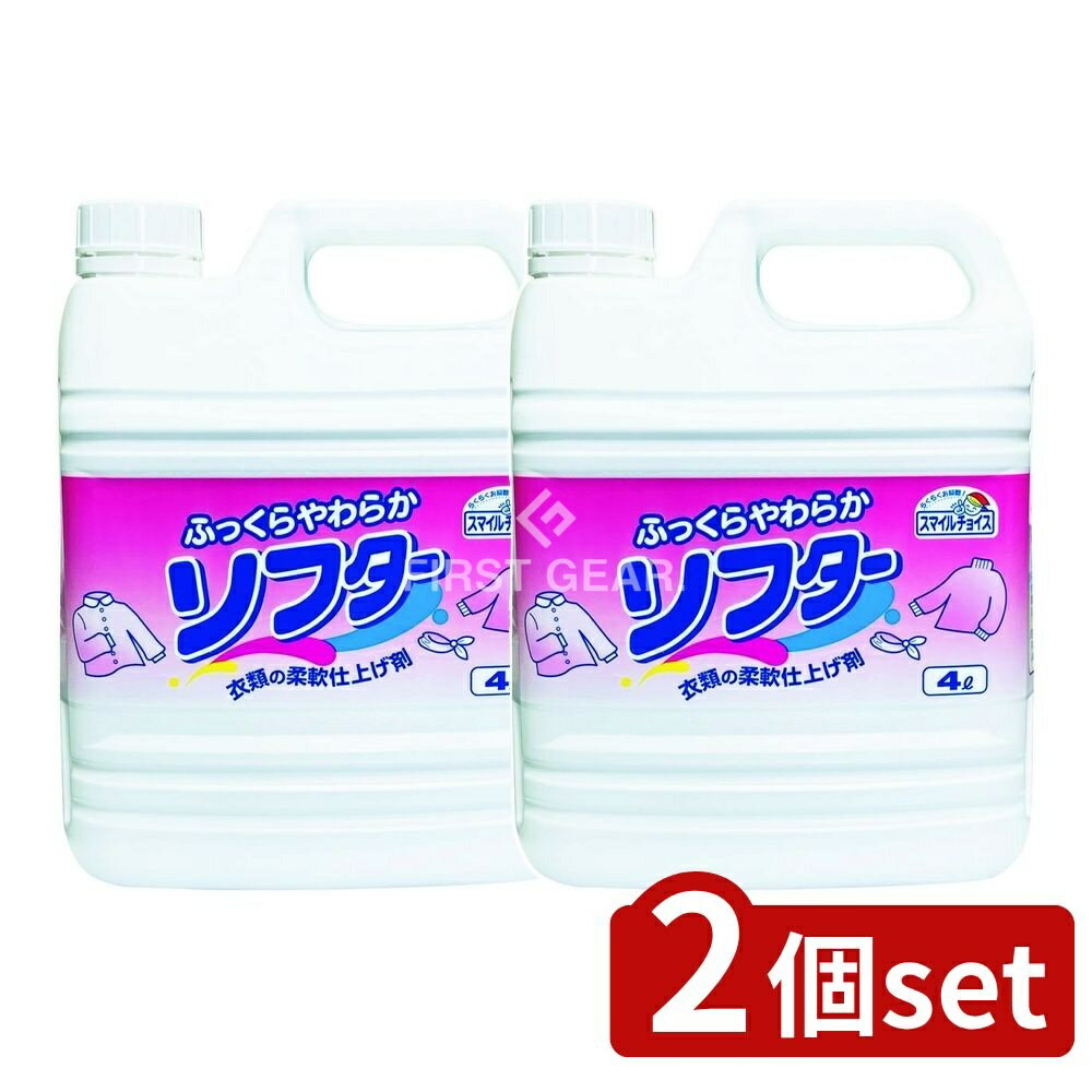 ＼レビュー特典有／【2個セット】 ミツエイ スマイルチョイス ソフター 業務用 [単品内容量/4L] | 柔軟..