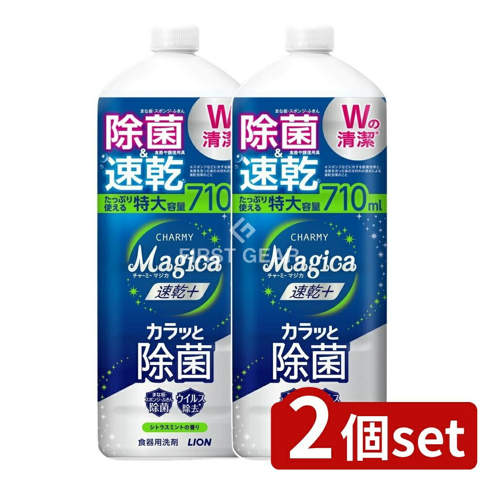 ＼レビュー特典有／【2個セット】 ライオン CHARMY Magica(チャーミーマジカ)速乾+(プラス)カラッと除..