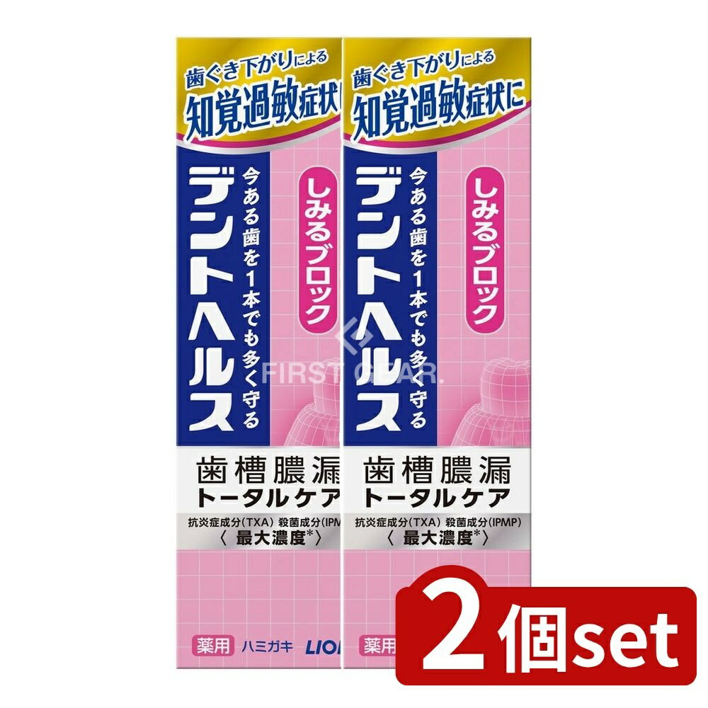【2個セット】 ライオン デントヘルス 薬用ハミガキ しみるブロック [単品内容量/85g] | ライオン デン..