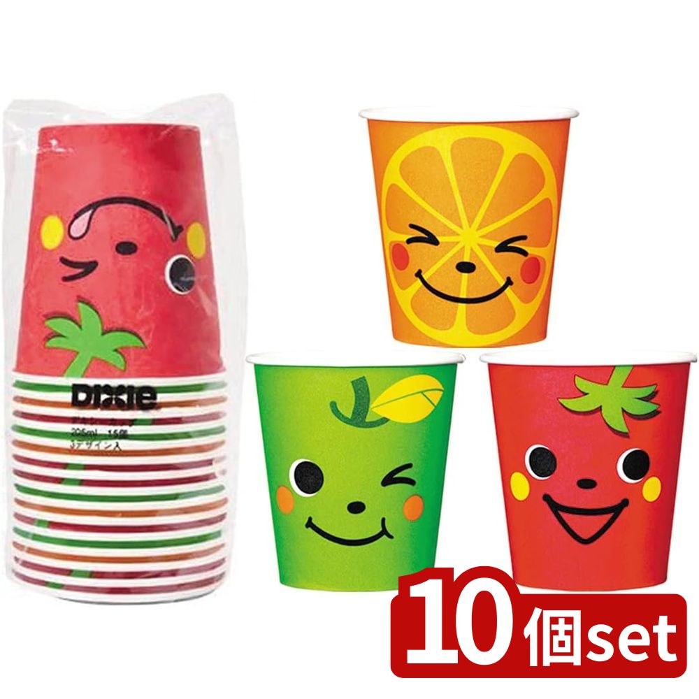【10個セット】日本デキシー 大好きカップ205ml15個 KHN157DD | 大好きカップ ペーパーカップ 紙カップ..