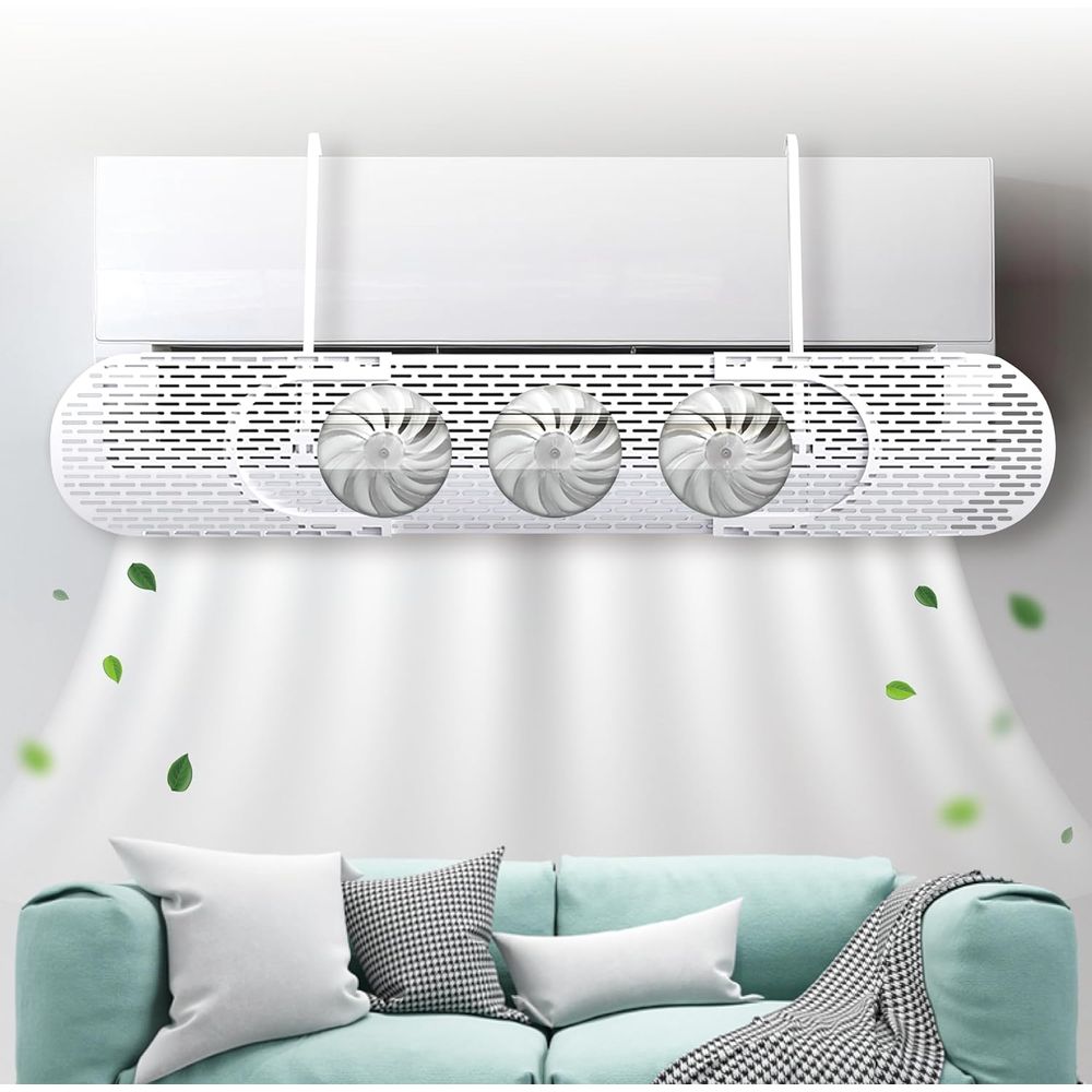 日翔 冷暖房対応エアコン風よけカバー | エアコン風よけカバー エアコン風よけ ファン付き カバー  ...