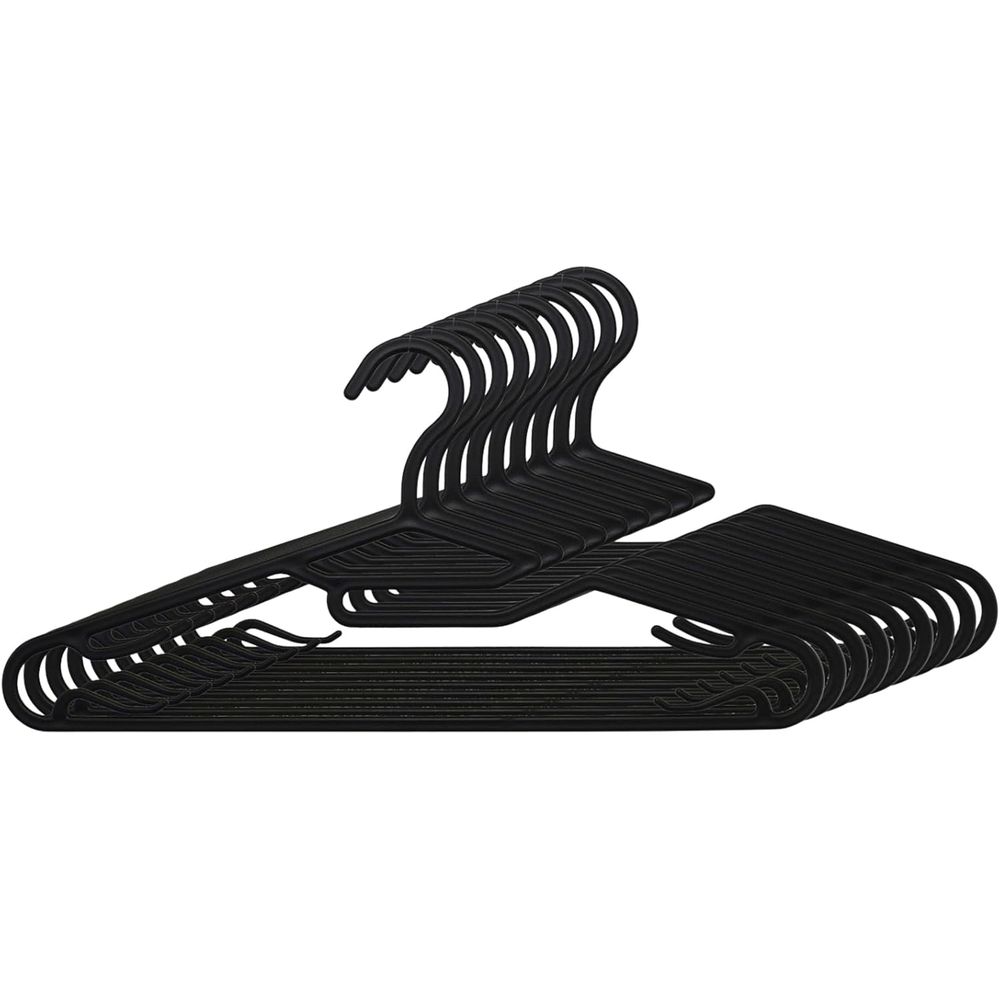 シンコハンガー リバース シャツハンガー 10本組 | リバース シャツハンガー ブラック 超スリムハンガ..