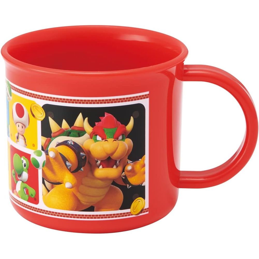 スケーター 抗菌食洗機対応プラコップ スーパーマリオ23 | 抗菌食洗機対応プラコップ スーパーマリオ23 スケーター プラスチックコップ プラコップ 日本製 コップ カップ 子供 キッズ マリオ ルイージ ヨッシー クッパ 通園 通学 入園入学 幼稚園 保育園